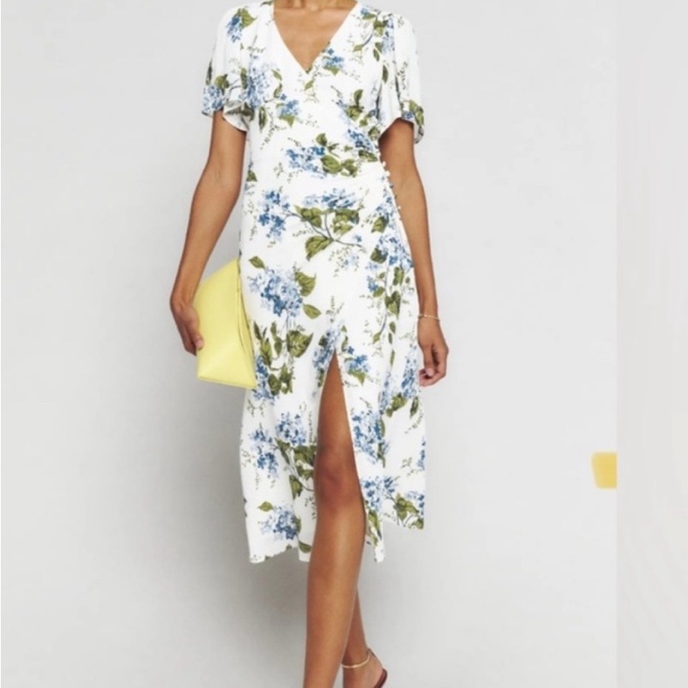 Reformation Floral Breanna Dress, Size 6